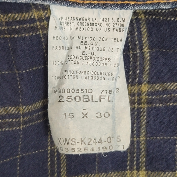 Wrangler Rugged Wear Flannel Lined Women's Jeans Size 15x30 - Picture 10 of 16